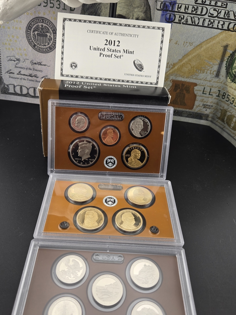 2012 United States Mint Proof Set - Complete Coin Set in Case
